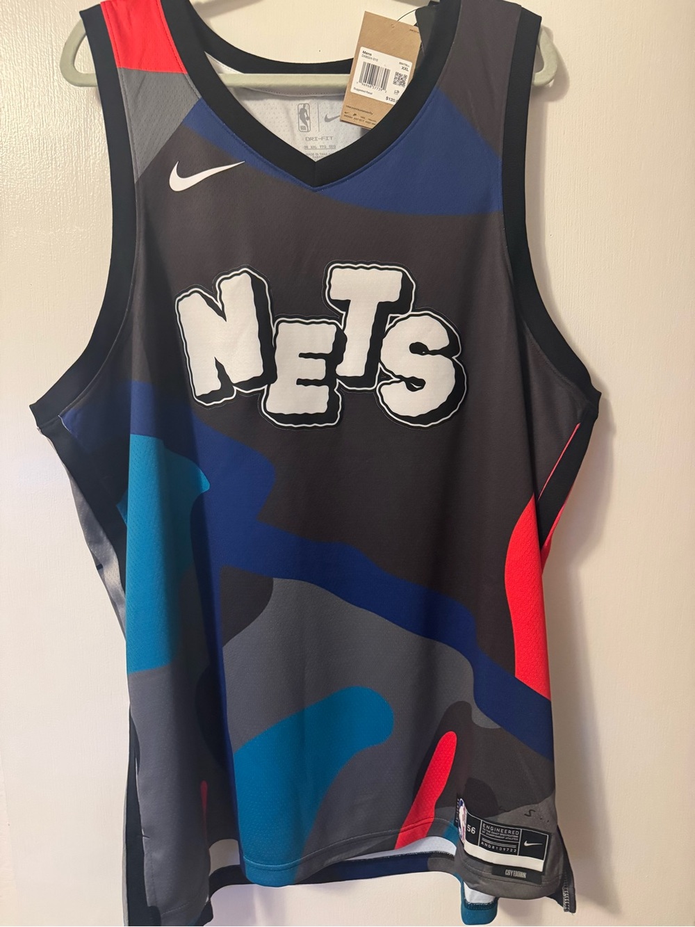 Nike KAWS Nike Jersey Size XXL 2XL blank Brooklyn nets